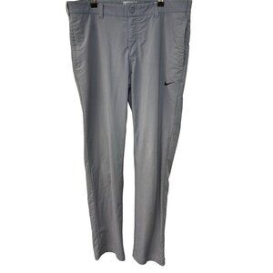 Nike Golf Sport Chino Pants Active Gray Dri fit Mens Size 34x34 Large